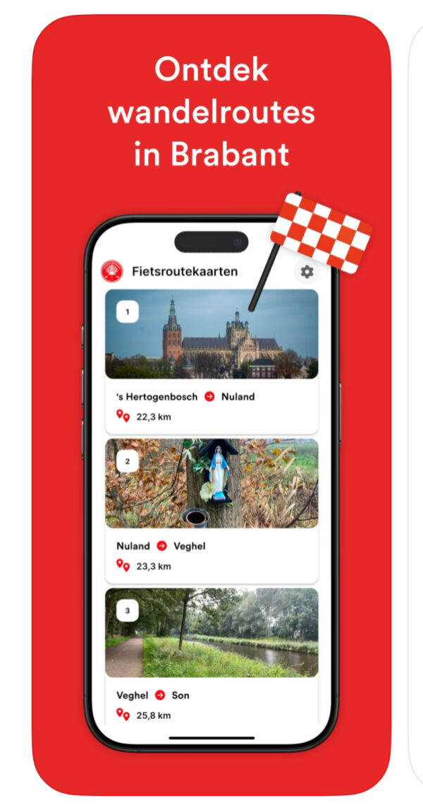 Camino Brabant Pakket met Pin voor op je rugzak - Afbeelding 2
